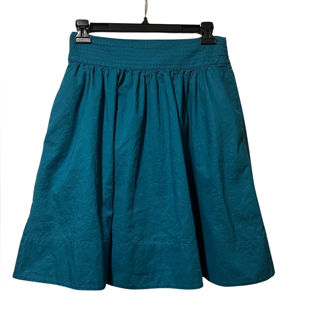 Anthropologie Teal Skirt, Size 2